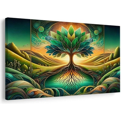 Obraz strom života mystická příroda - 120x80