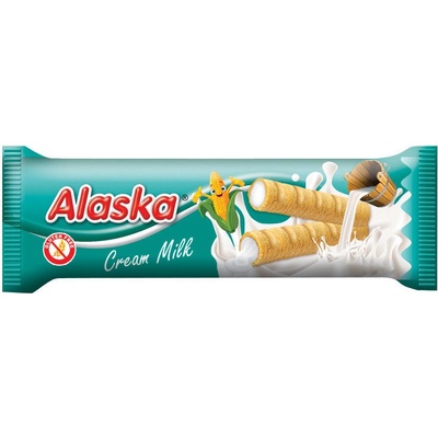 Alaska Kukuřičné trubičky mléčný krém 18 g