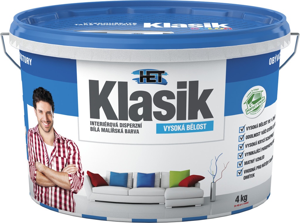 HET Klasik 4 kg bílá
