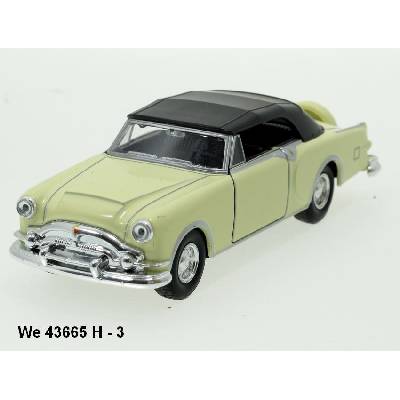 Welly Packard Caribbean 1953 Soft Top cream code 43665H modely aut 1:34