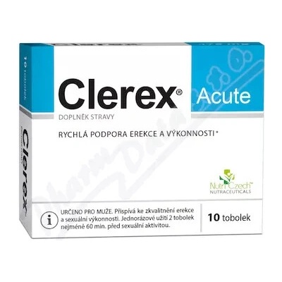 Clerex Acute pre mužov 10 kapsúl