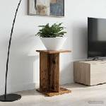 vidaXL Стойка за растения 2 бр. Старо дърво 25 x 25, 5 x 40, 5 см (899687)