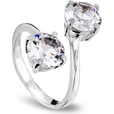 Spark Prsten čirý se Swarovski Elements Ronda PP10882C Krystal