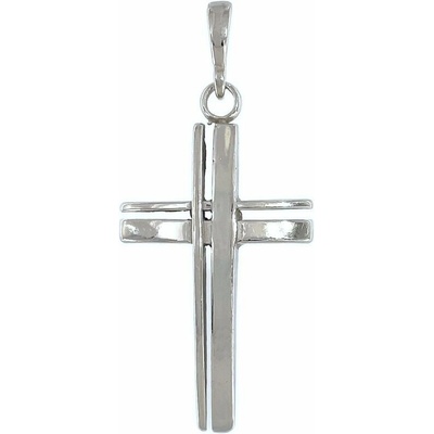 Infinitysilver Stříbrný přívěsek kříž dvojitý 441762