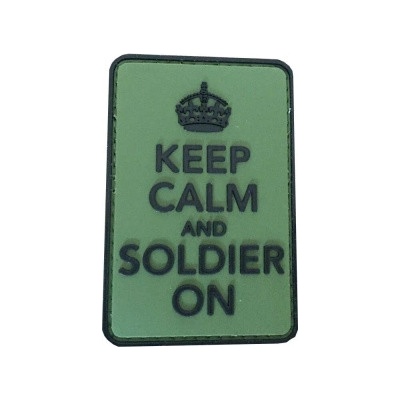 ARMED PATCHES PVC nášivka Keep calm and Solider on – Hledejceny.cz
