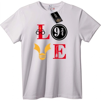 NOONEBRAND Тениска Harry Potter Любов - L, Black