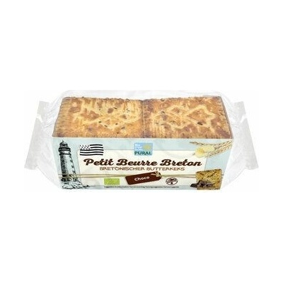 Pural Bretaňské máslové sušenky s čokoládou 220 g bio