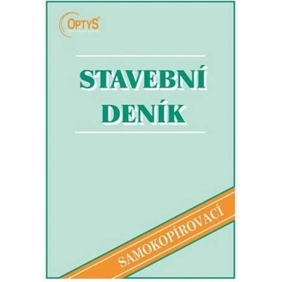 Optys 1268 Stavební deník A4 samopropisovací – Zbozi.Blesk.cz