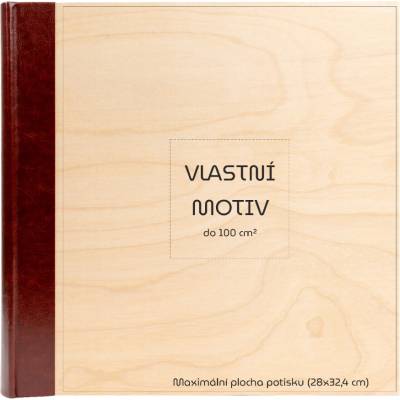 GEDEON Fotoalbum 10x15 500 foto Wood hnědé GRAVÍR Rozměr: Rozměr do 100 cm2, Motiv gravíru: Vlastní motiv