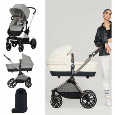 Cybex Eos Lux + Snogga Stone Grey/Black
