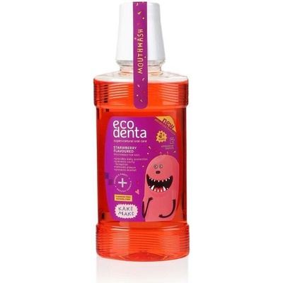 Ecodenta Kake Make Dětská s jahodovou příchutí 250 ml