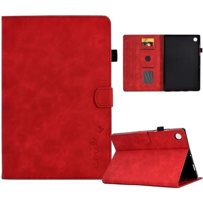 Vsetkonamobil 66338 ART SMILE Zaklápacie puzdro Samsung Galaxy Tab A9+ červené