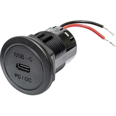 ProCar Vestavná zásuvka Power USB-C PD/QC 60 W bez LED 12 V, 24 V – Hledejceny.cz