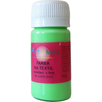 Svietiaca farba na textil 110 g 84 neón zelená