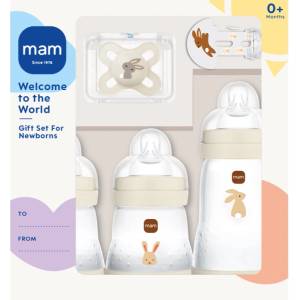 MAM Welcome to the World 0m+ подаръчен комплект за бебета Beige