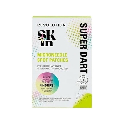 Revolution Skin Super Dart Microneedle Salicylic Acid Hydrocolloid Spot Patches 9 ks
