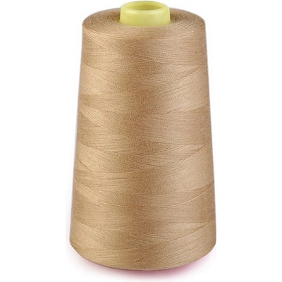 Prima-obchod Polyesterové nitě pro overlocky i klasické šití návin 5000 yards PES 40/2, barva 872 Prairie Sand