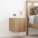 vidaXL TV стенен шкаф 30, 5 x 35 x 30 cm Дъб Артизан (893638)