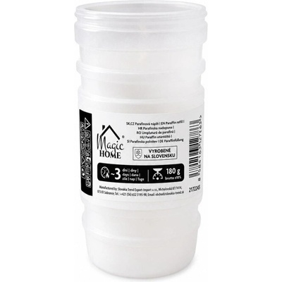 Náplň Magic Home, 3 dni, 180 g, 130 mm, do kahanca, parafín