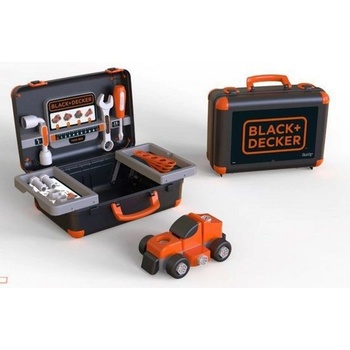 Smoby Black&Decker Kufrík Bricolo s autom a náradím