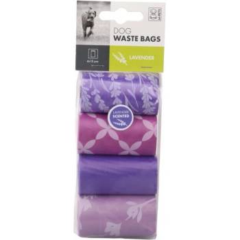 M-PETS Dog Waste Bags - Ароматизирани пликчета 4 х 15 бр. , лавандула