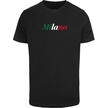 Mister Tee Тениска Milano Flag Tee black XXLUB-MT3203-00007 - Тъмносив, размер S