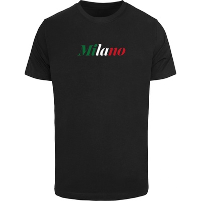 Mister Tee Тениска Milano Flag Tee black XXLUB-MT3203-00007 - Тъмносив, размер S