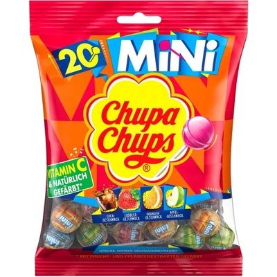 Chupa Chups Mini Lízátka s vitamínem C 20 x 6 g