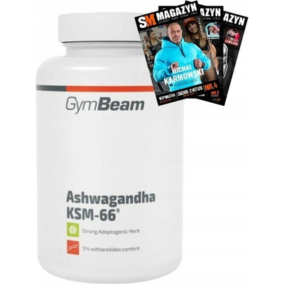 GymBeam Ashwagandha KSM-66 90 kapslí