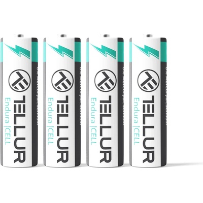 Tellur Батерии Tellur Endura Cell, Zinc-Carbon, AA R6, 1.5V, 4 бр. /компл (TLL158501)