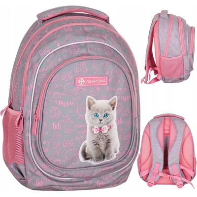 Astrabag batoh Pink Kitty AB330