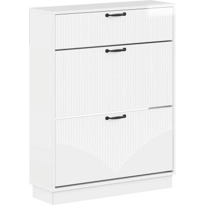 vidaXL Шкаф за обувки HOORN 78 x 24 x 100 см Инженерна дървесина (897319)