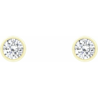 Eppi Bezel náušnice s diamantmi Elvi E33523