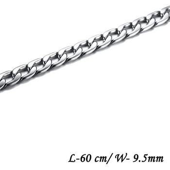 Image 1 of Talitha Сребрист масивен ланец