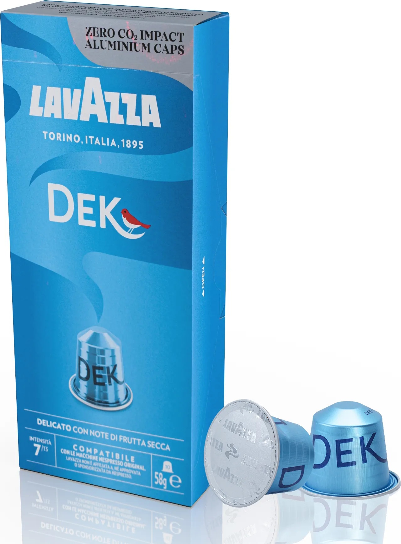 LAVAZZA Dek безкофеиново алуминиево кафе на капсули за Nespresso 10 бр