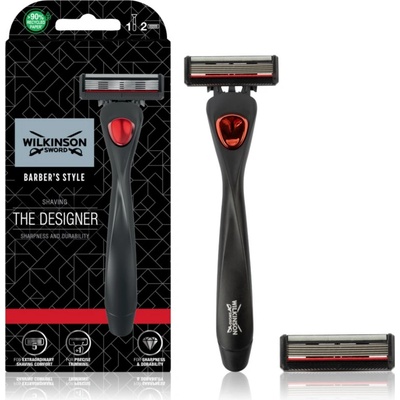 Wilkinson Sword Barber's Style The Architect самобръсначка + резервни остриета 2 бр