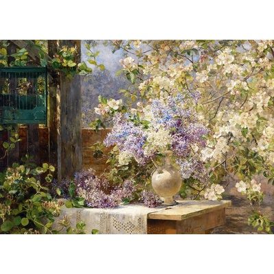 Enjoy - Puzzle Marie Egner: In the Blossoming Bower - 1 000 piese
