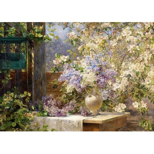 Enjoy - Puzzle Marie Egner: In the Blossoming Bower - 1 000 piese