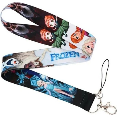 Šňůrka na krk Unique s karabinkou Ledové království Frozen