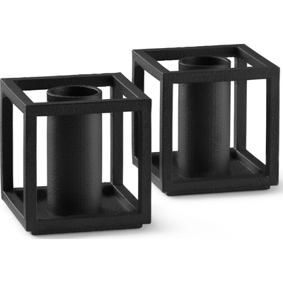 Audo Copenhagen Свещници Kubus Micro черни 2 бр (71041-000526)