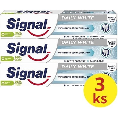 Signal Family Care Daily White 3 × 75 ml