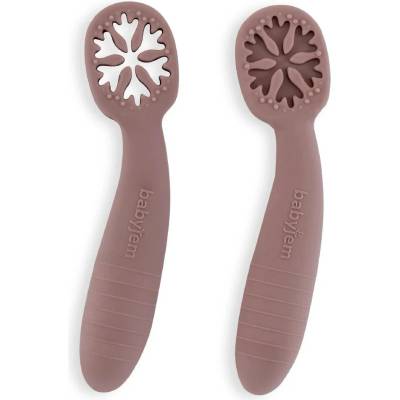 BabyJem Бебешки лъжички Babyjem - My First Spoon, 2 броя, Mocha (903)