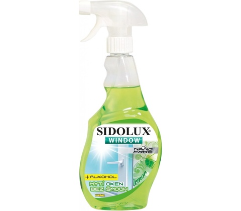 Sidolux Window Nano Code Lemon na okna skla a zrcadla s Nano technologií rozprašovač 500 ml