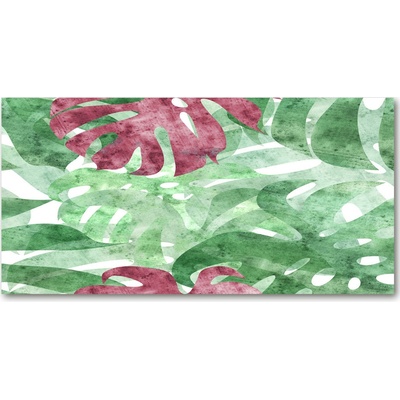 Foto-obraz fotografie na skle Monstera 100x50 cm