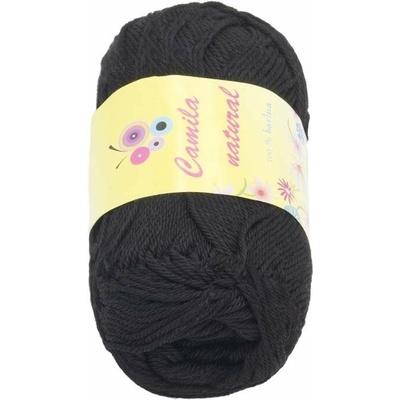 Camilla natural 50g - 001 černá