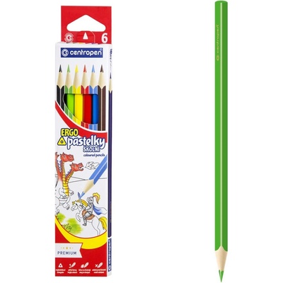 Centropen trojhranné 9521 6 ks