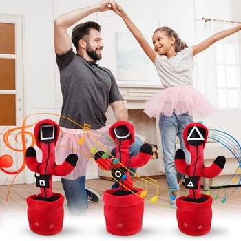 RedCactus Забавен танцуващ и повтарящ кактус - Red Cactus (SN48811)