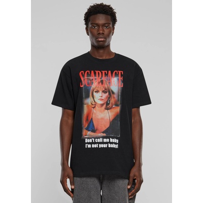 Mister Tee Тениска Scarface Don't call me baby Heavy Oversize Tee black XXLUB-MT3004-00007 - Тъмносив, размер 3XL