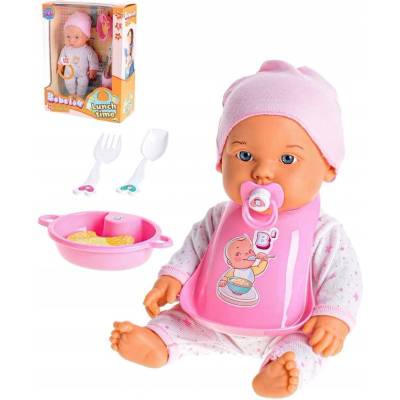 Mikrotrading Miminko 35 cm smějící se na baterie s doplňky