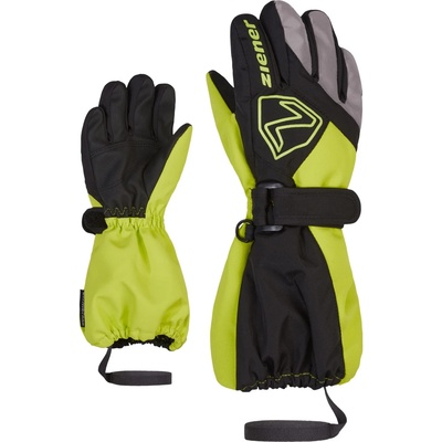 Ziener Ръкавици Ziener Lauro AS Glove Junior Gloves - Black / Lime - размер 2, 5 (EU) (202-4382-0412)